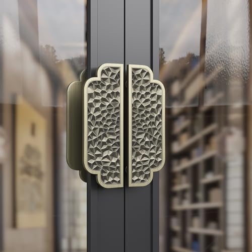Poignées de porte à pousser en aluminium pour réparer quincaillerie défectueuse