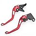 manetas Moto Los Frenos de la Moto de la Palanca de Freno CNC Ajustable palancas de Embrague en Forma for Yamaha T-MAX TMAX TMAX 500 2001-2007 maneta Embrague Moto (Color : Red Lever Set)