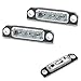 iJDMTOY OEM-Fit 3W Full LED License Plate Light Kit Compatible with Ford 2011-14 Mustang, 2009-18 Flex, 2008-17 Focus, Powered by 3-Piece Osram Xenon White LED