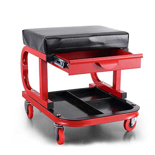 Chaise roulante mobile pour éviter le mal de dos garage