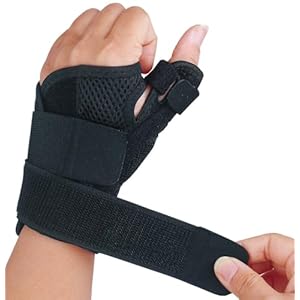 SHIFANQI Copper Thumb Splint Brace for Left Right Hand, Spica Splint, CMC Thumb Brace with Thumb Support, Trigger Thumb Stabilizer for Carpal Tunnel, Tendonitis, Arthritis, Sprains, Strains
