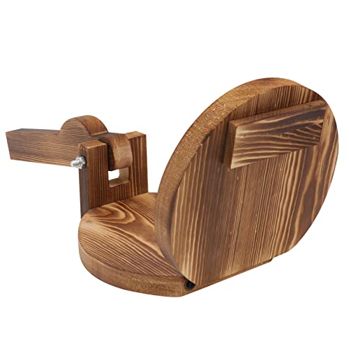 Healvian 1pc Wooden Dumpling Wrapper Pressing Tool Manual Press Mold for Kitchen for Dumplings Empanadas and Pies Ergonomic Design Comfortable Grip