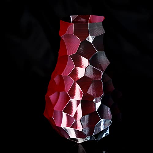 Image of Gratkit Silk Dual Color PLA Filament, Coextrusion PLA Filament 1.75mm, + /-0.03mm, 2 * 1KG /Roll, Silk PLA Black & Red 2KG