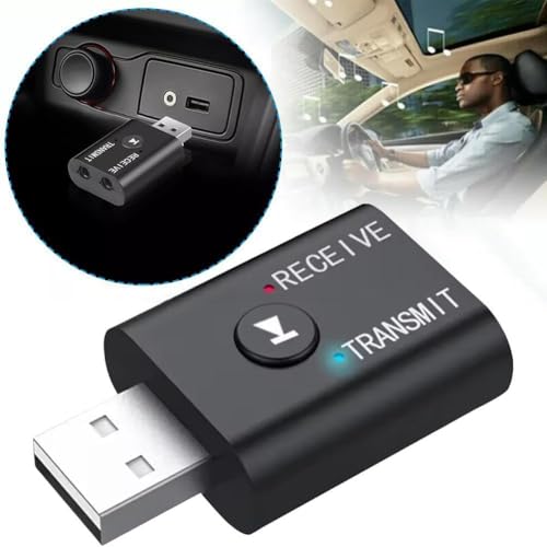 Receptor transmisor de audio Bluetooth 5.0 de 3.5 mm AUX Jack RCA USB Dongle adaptador de auriculares estéreo para TV Car Kit - imagen 7