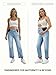 BLENCOT Maternity Jeans for Women Elastic High Waisted Denim Work Pants Casual Straight Leg Strechy Comfy Pregnancy Jean with Pockets Large Beau Blue