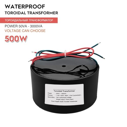 Transformateur toroïdal résine 500W contre les baisses de tension des circuits de commande - 2