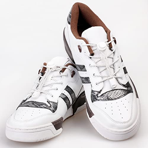 Image of UpUGo Elastic Shoe Laces, No Tie Shoe Laces Tieless for Kids, Adults, Elderly, One Size Fit All