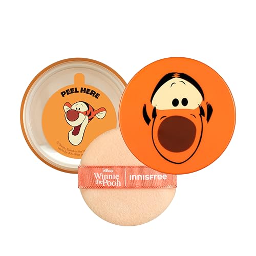 Innisfree No Sebum Mineral Natural Powder 5g (Tigger) | Korean Setting Powder for Face | Oil Control for Oily Skin, Makeup Fixer, Reduces Hair Greasiness, Mattifying, Long-Lasting, 3-in-1 Power