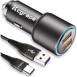 Cargador Celular Redmi Note 9 Cargador Coche para Xiaomi Redmi Note 11/11 Pro+ 5G/11 Pro/10 Pro/9 Pro 9S 8T 8 7,Xiaomi 12/12 Pro/12X/11 Lite Pro 5G,Mi 10 10T 9,Poco X5 Pro/F4 Pro/M5,36W Dual USB Quick Charge 3.0 Movil Coche+Cable