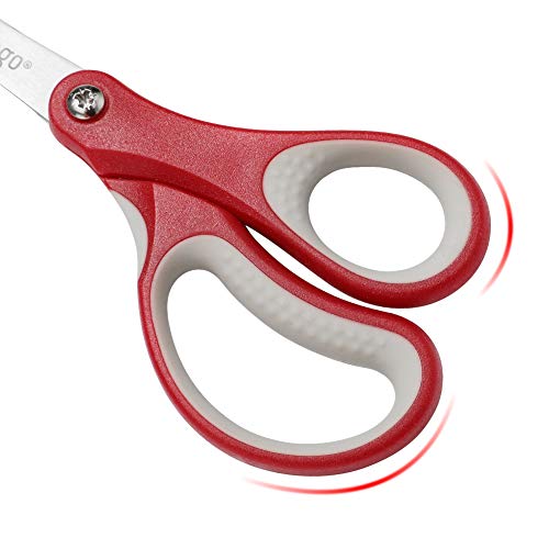 LIVINGO-5-Left-and-Right-Handed-Kids-Scissors-Safety-Blunt-Sharp-Stainless-Steel-Blade-Scissors-for-Children-School-Teacher-Use-Crafting-Cutting-Paper-3-Pack-Assorted-Colors