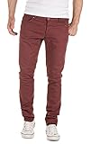  Yazubi Herren Chino Hose Simon Slim fit, Rot (RED Mahogany 191521), W33/L34
