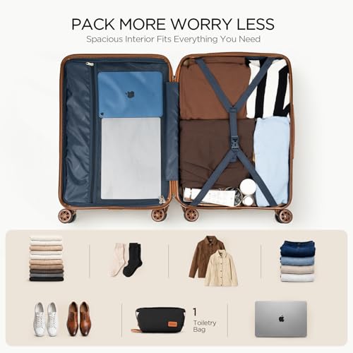 Cosbarn Luggage Sets, Durable 20,24,28 inch Suitcase Sets With Wheels by Cosbarn - Used condition - Image 9