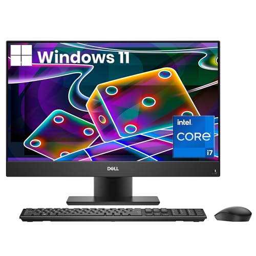 Image of Dell OptiPlex 7470 All-in-One Desktop Computer, 23.8 inch FHD 1920x1080 Renewed