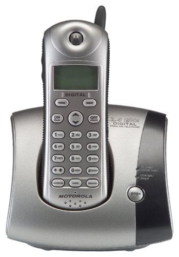 Teléfono inalámbrico digital Motorola MD451 2.4 GHz plateado miniatura 3