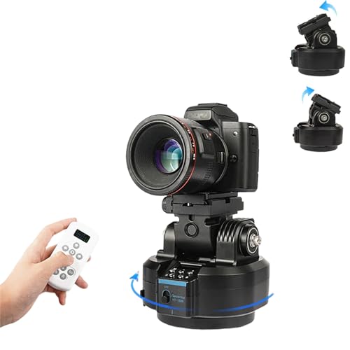 Image of ZTIANFOTO YT-1500 Auto Motorized Rotating Panoramic Head with Remote Control Support 2kg（70.5 Ounce） Camera Phone Pan Tilt Video Tripod Head Stabilizer