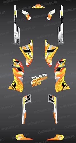 Kit décoration Yellow Pics Series IDgrafix de qualité supérieure pour Polaris