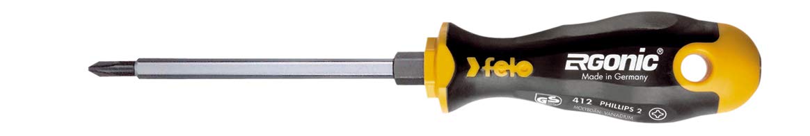 Felo 0715752795#1 Series 400 Ergonic Phillips Screwdriver, 3-1/8", Multi-coloured