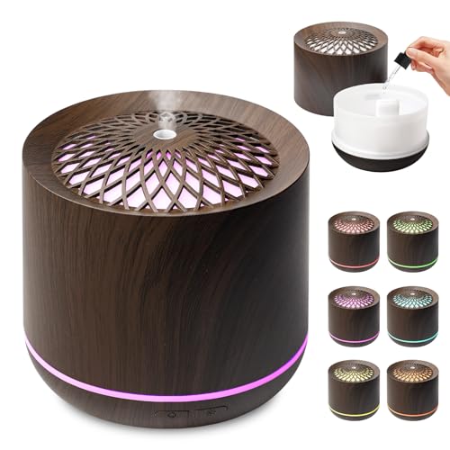 Humidificador Aceites Esenciales, Humidificador De Aire, Humificador De Aromas, Humidificador para Habitación Pequeña umidificador de Dormitorio, para Oficina y Coche