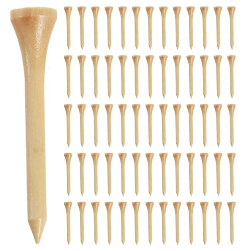 500 piezas Clavos de Golf para Tee de Bola de Madera, Clavo para Bola de T Ball de 54mm miniatura 1