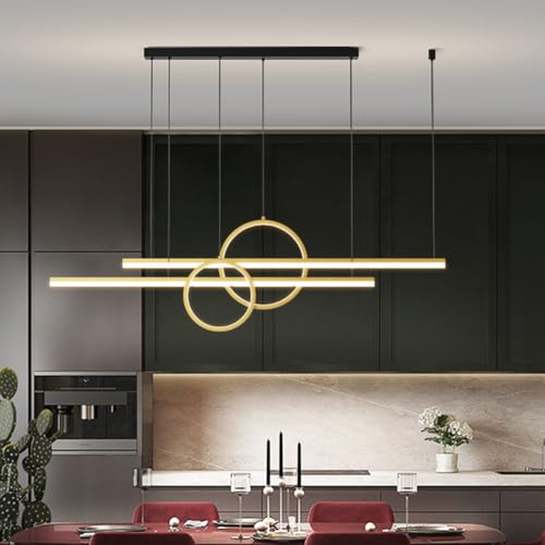 Lámpara colgante de altura ajustable LED para evitar reflejos en comedor