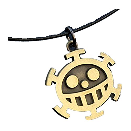 One Piece Skull Logo Anchor Logo Necklace Trafals Gallo