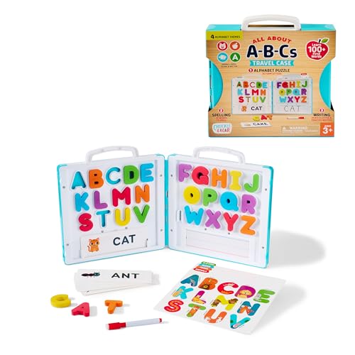 Image of Chuckle & Roar - All About A-B-C's Travel Case - On The Go Learning - Great for Preschoolers - Ages 3 and Up