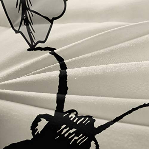 Death Skull Comforter Sets 3Pc Skull Bedding Set Queen Size 3D Digital Print Brushed Microfiber Machine Washable #TOP3