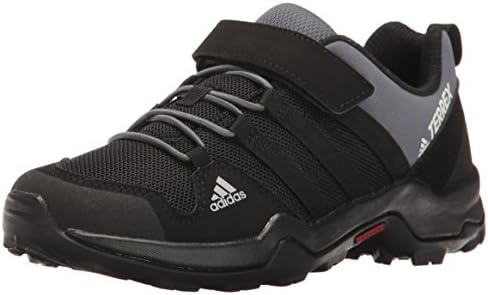 adidas Outdoor Unisex-Child Terrex AX2R CF Hiking Boot, Black/Black/Onix, 4 Child US Big Kid