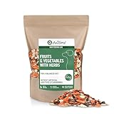 AniForte Barf Dog Food Mix, Fruit & Vegetables with herbs 1 kg for Dogs, Natural Raw Diet Food Supplement, Gluten and Grain Free without Artificial Additives