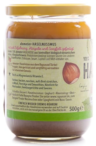 Rapunzel Bio Haselnussmus (2 x 500 gr)