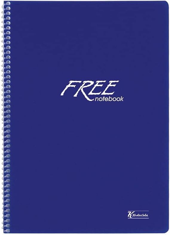 Sharp Color A4 Squared 120 Yp. Free School Notebook with PP Cover Spiral