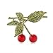 Produktbild Openg Anstecker Broschen für Kleidung Emaille-Brosche Kirsche Brosche Frauen Broschen Vintage Brosche Schal-Broschen für Frauen Mohn Brosche