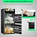 Karbeen 6.5 Cub Extra Large Home Safe Fireproof Waterproof, Deposit Box with Drop Slot, Drop Safes for Business, Large Money Box with Digital Backlit Keypad and Mute Mode for Home Office