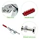 CEEYSEE 1 Stück Schnellspanner GH-302-FM Verstellbar Kippklemme 136KG Push Pull Werkstückschweißklemme Schnell Fixiert Toggle Clamp für Zimmerei, Maschinenbetrieb (GH-302-FM)