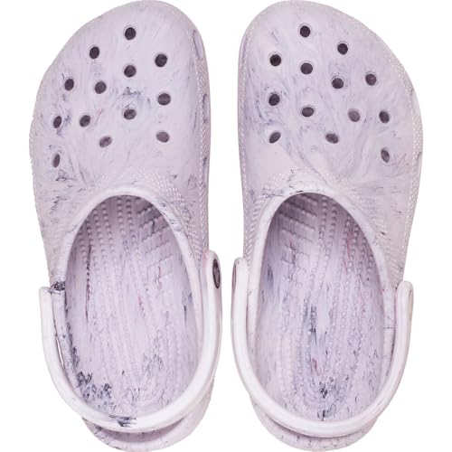 Image of Crocs Womens Classic Marbled Tie-dye Clogs
