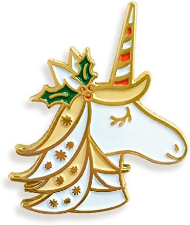 Holiday Unicorn Enamel Pin – Cute, Festive, Magical Unicorn with ...