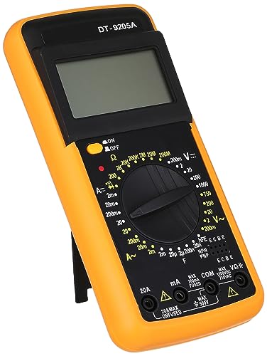 جهاز رقمي متعدد الوظائف لقياس التيار الكهربائي بالاوم والفولت وغيرها، DT9205A