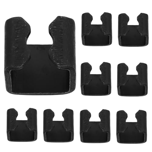 OSALADI 10pcs Jack Oil Pump Clips Horizontal Type Car Jack Repair Replacement Accessories Steel Construction for Durability and Safety