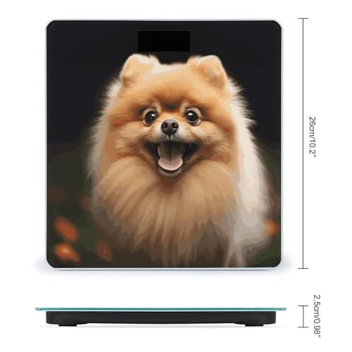 Báscula Digital de Baño Pomeranian con Plataforma Amplia miniatura 2