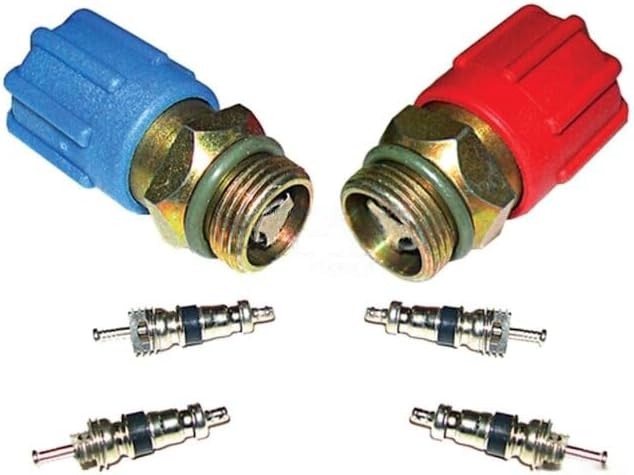 A/C System Valve Core and Cap Kit for 2003-2009 Dodge Sprinter 3500