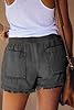 YOCUR Womens Jean Shorts Mid Waisted Paperbag Draw... #1