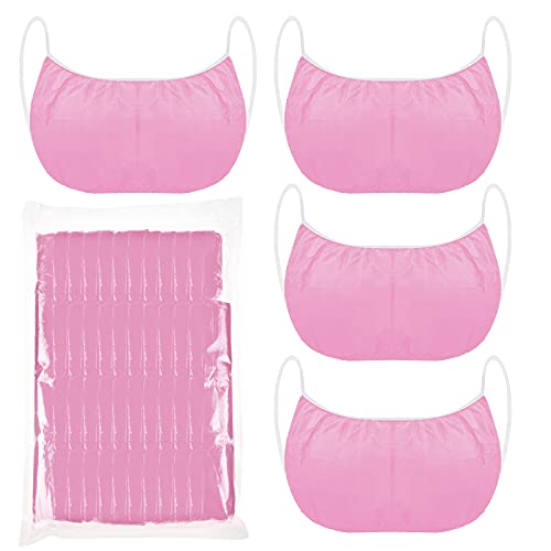 Image of Janmercy 50 Pcs Disposable Bras for Women Disposable Nonwoven Spa Top Garment Underwear Individually Pack Brassieres