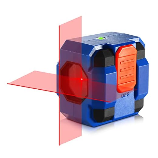 Laser Level, SORAKO 33-55 Feet Self-Leveling Line Lasers with Horizontal & Vertical Line, Cross-Line Laser, Line Laser Level Tool for construction, Laser Class II (Batteries Included)