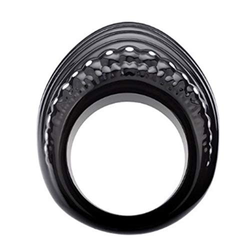 Preisvergleich Produktbild Lalique Ring Ikone, schwarz, Gr. 57