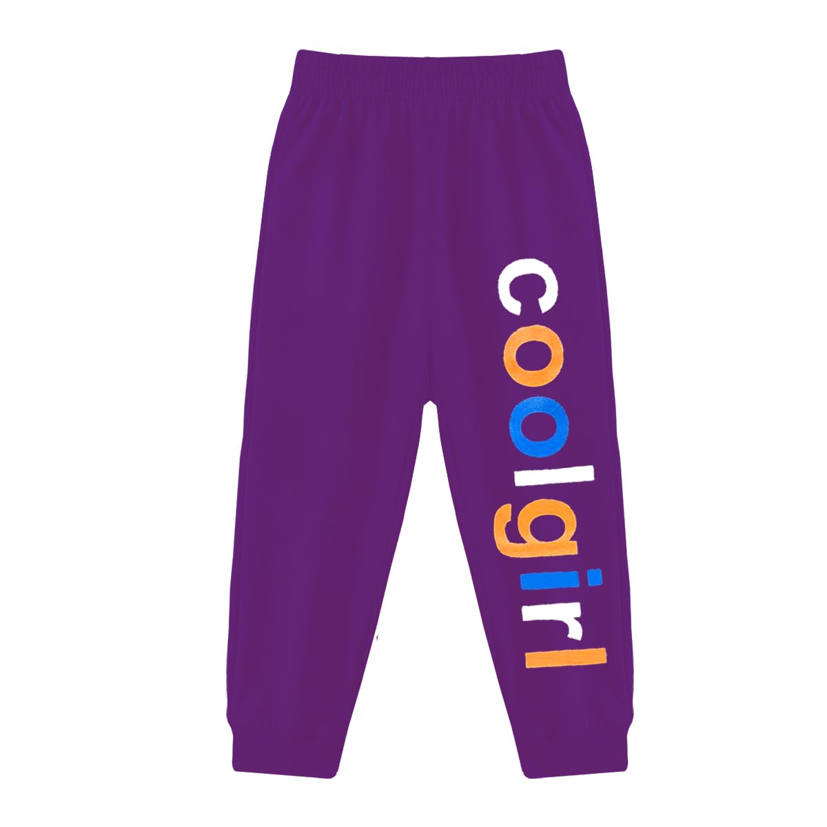 Kuchipoo Girls Mid Rise Track Pants - Pack of 5 (KUC-LOW-122, Multi-Colored, 13-14 Years) Regular Fit 3