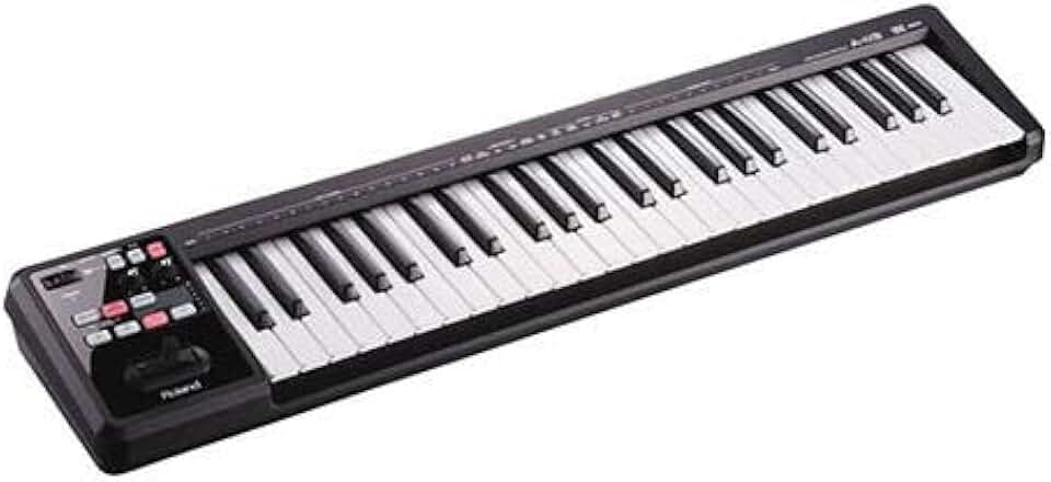 Roland Controlador de teclado MIDI leve de 49 teclas, preto (A-49-BK)