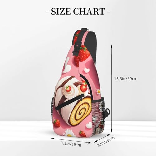 Morrales Urbanos Unisex con Estampado Strawberry Cake miniatura 3