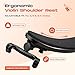 Ergonomic Violin Shoulder Rest for Students & Beginners – Lightweight Adjustable Fit for 4/4 & 3/4 Violins – Soft EVA Padding, Secure Silicone Feet