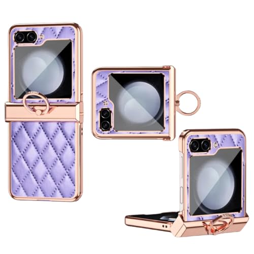 Coque Samsung Galaxy Z Flip 5 protection charnière antichoc et anneau arrière