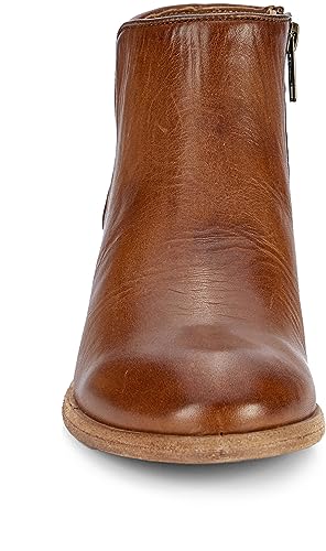 Frye Carson Piping Booties for Women Made from Soft Full-Grain Leather with Signature Western-Inspired Piping Detail and Supple Leather Lining – 4” Shaft Height4